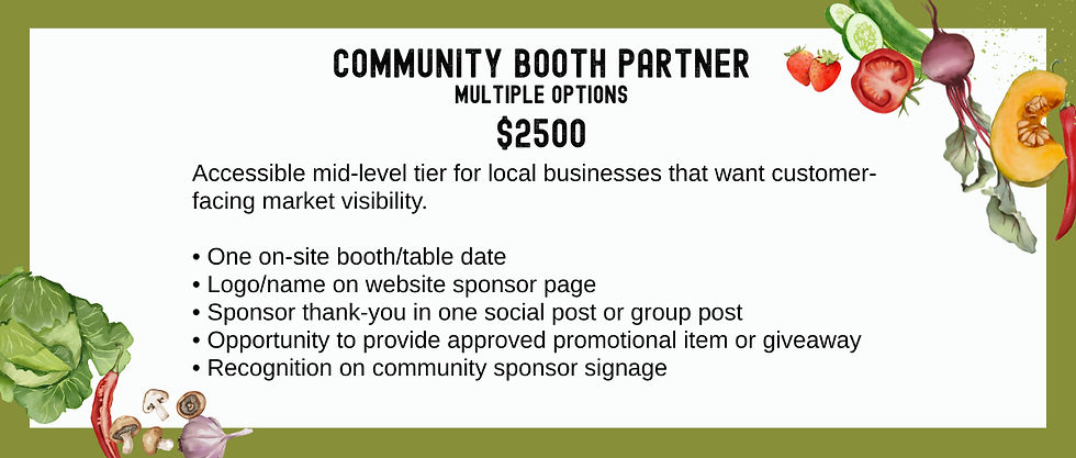 Community Booth Partner