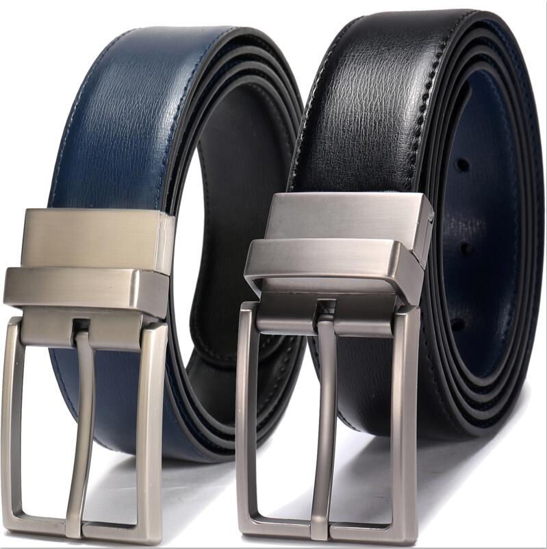 Thumbnail: Men's Leather Reversible Belt