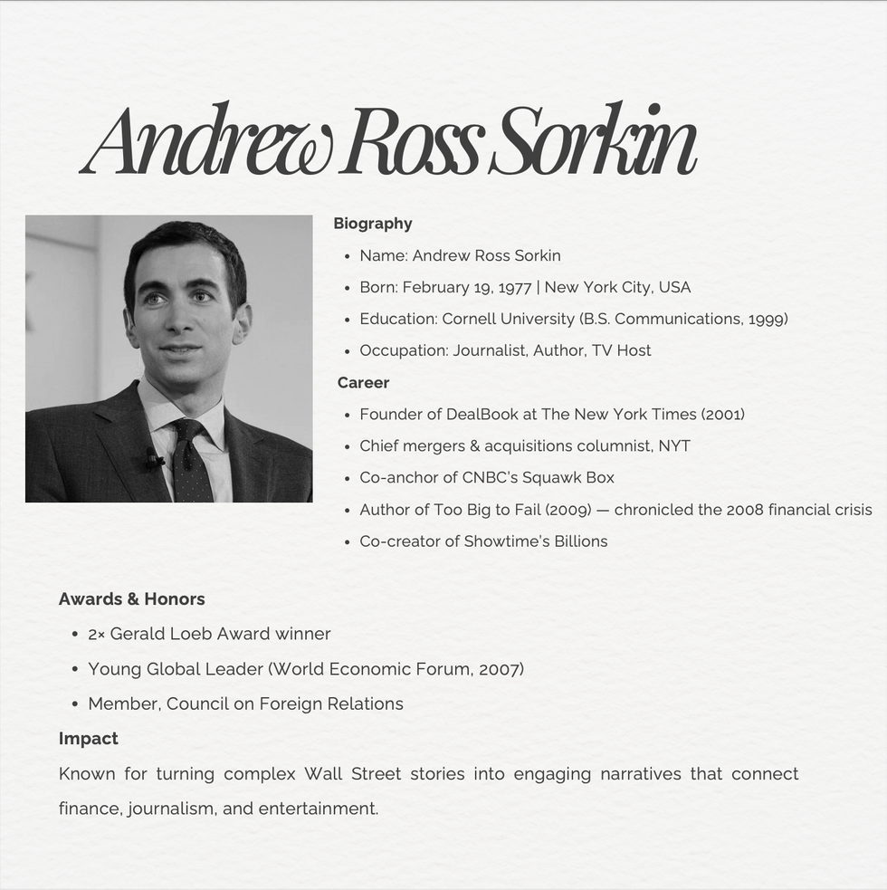 Business journalists to follow