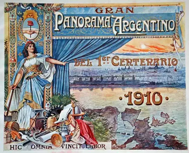 Afiche del Centenario Argentino