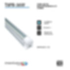 Miniatura: TUBO LED T8 36W. POLICARBONATO+ALUMINIO CON REGLETA MONTANA