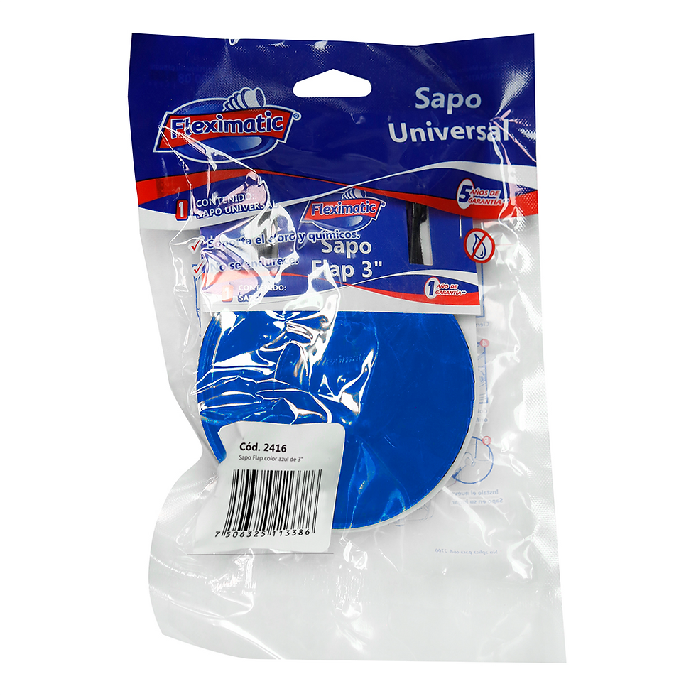 Miniatura: SAPO FLAP 3" COLOR AZUL C/PROTECTOR FLEXIMATIC