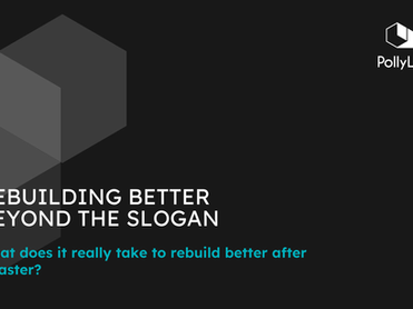 New Report - Rebuilding Better: Beyond the Slogan