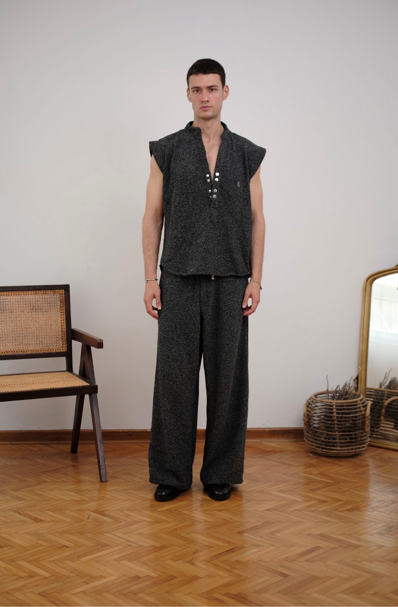 “Ural” — Sleeveless Knit Set