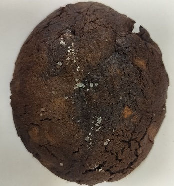 Triple Chocolate Cookies finished with Sea Salt Flakes