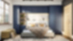 bella-venice-matt-colonial-blue-bedroom-with-bridging-units