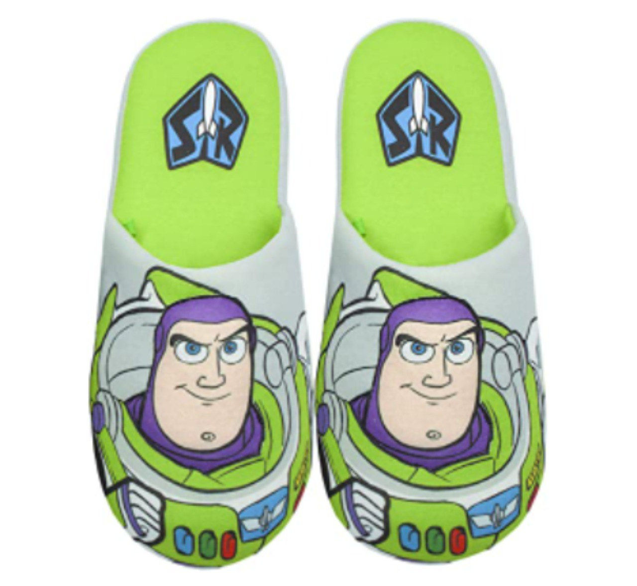 Pixar Toy Story Slippers Mens Buzz Lightyear Novelty House Slippers