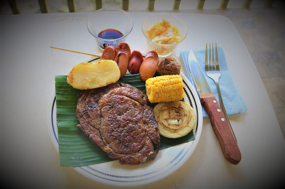 립아이 스테이크 BBQ