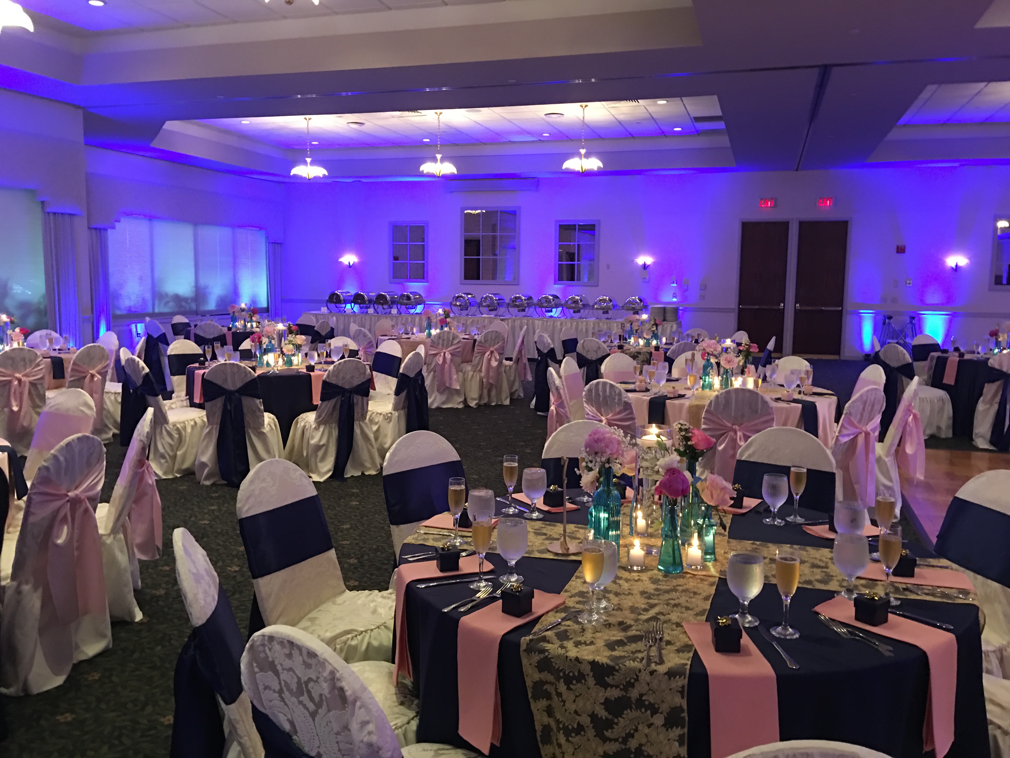 Navy, Pink and Gold