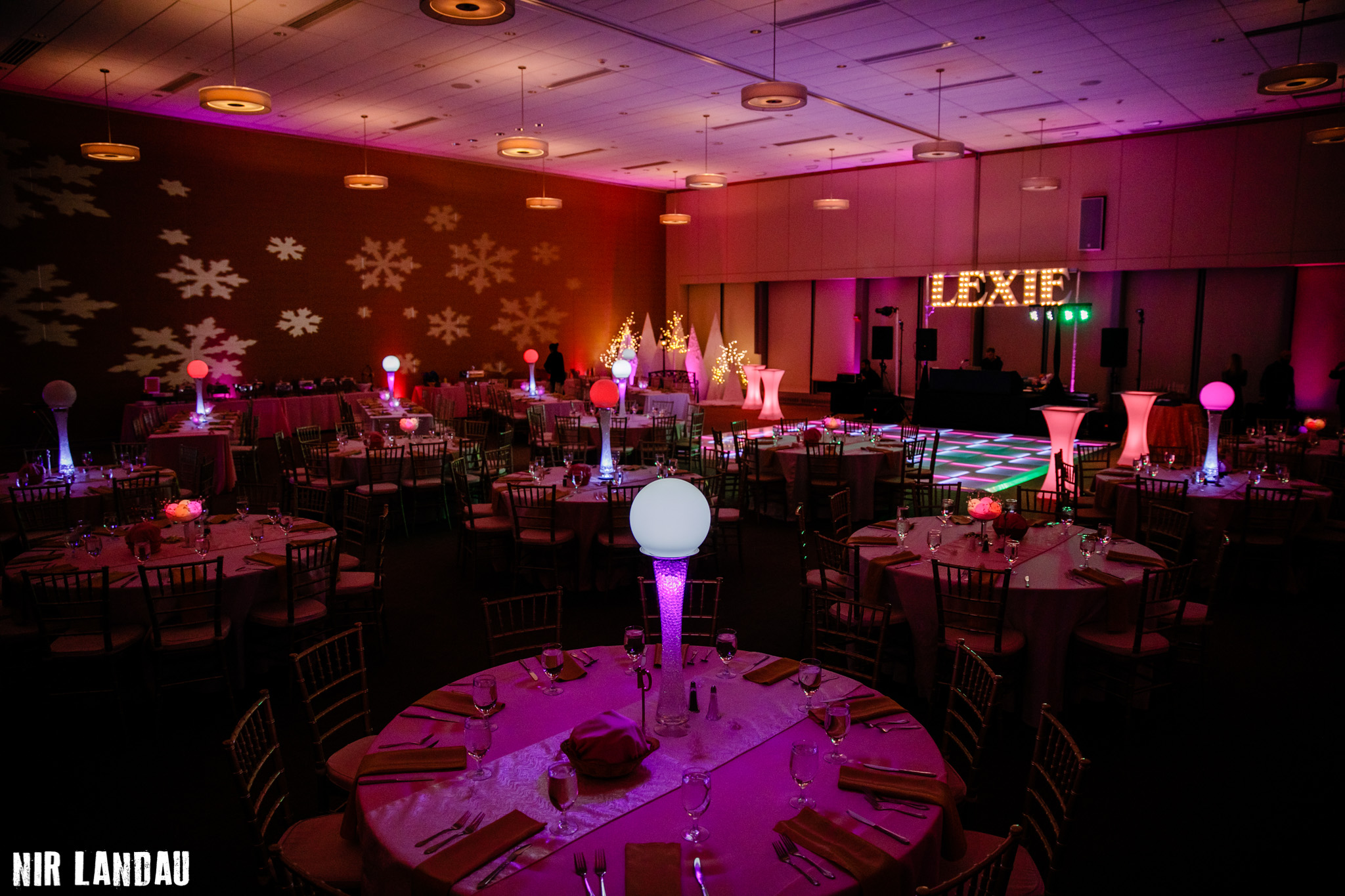 Pink Winter Wonderland Bat Mitzvah