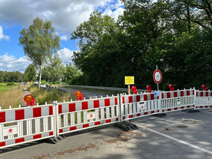Brückenbau am Horstgraben: Fortschritte und Herausforderungen