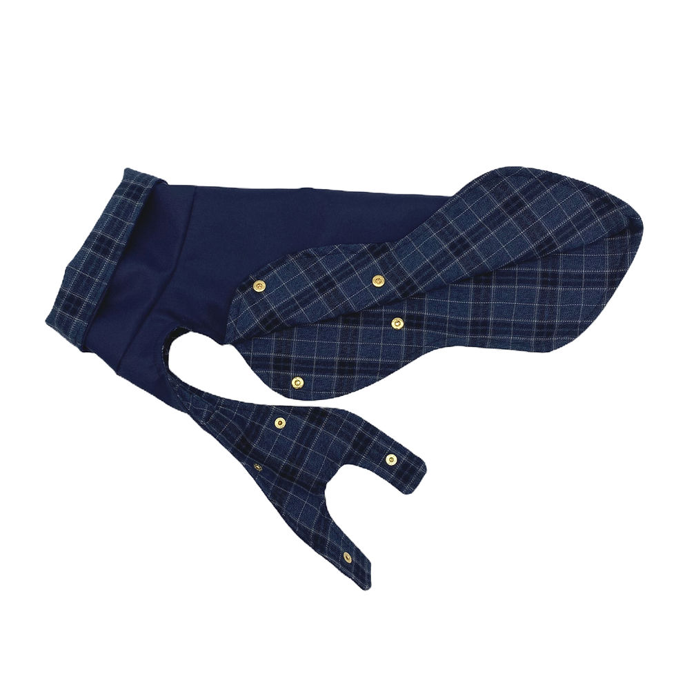 Miniaturbild: Leichter Regenmantel NAVY mit MIDNIGHT CHECK