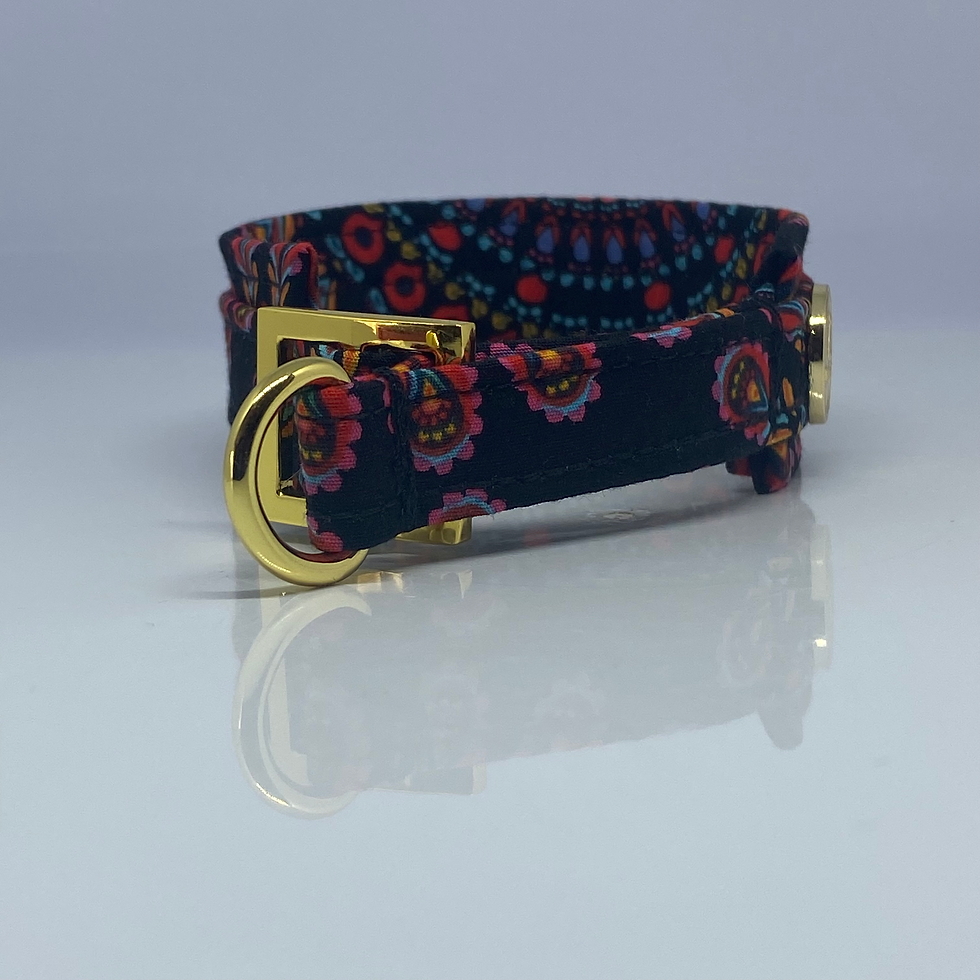 Miniaturbild: Unterlegtes Halsband COLORFUL MANDALA