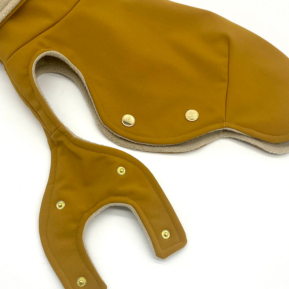 Miniaturbild: Iggy Hundemantel Softshell SENFGELB