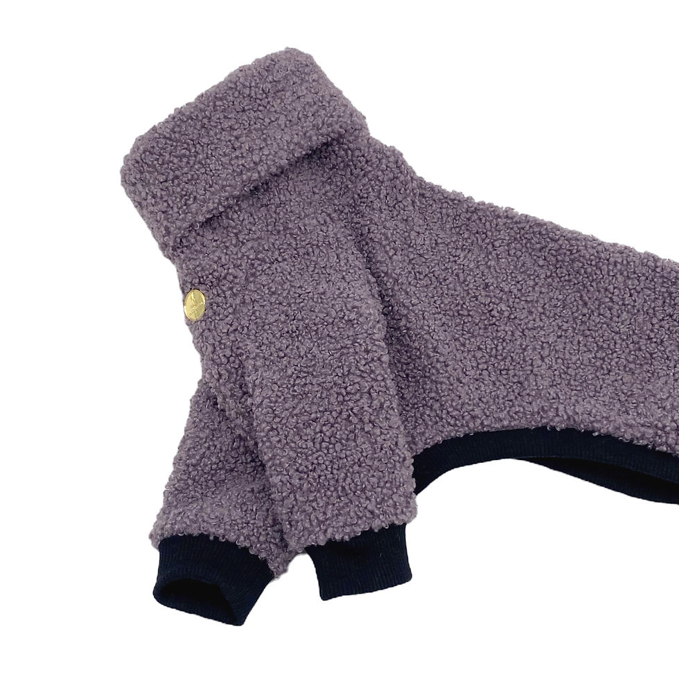 Miniaturbild: Pullover Teddy PURPLE