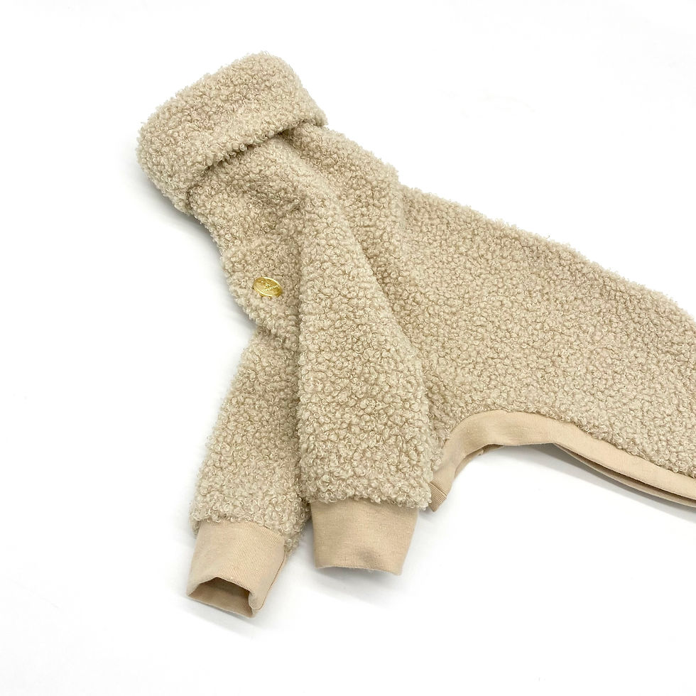 Miniaturbild: Pullover Teddy LAMB (cremefarbene Bündchen)