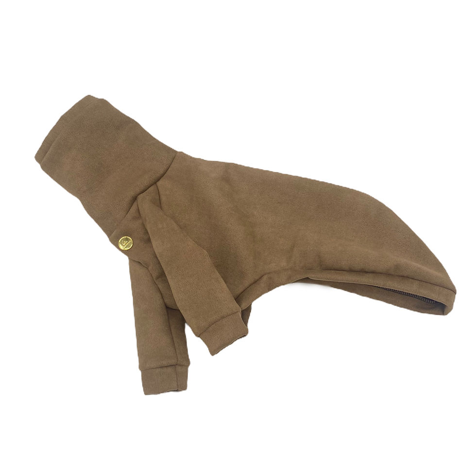 Pullover Velours ALMOND