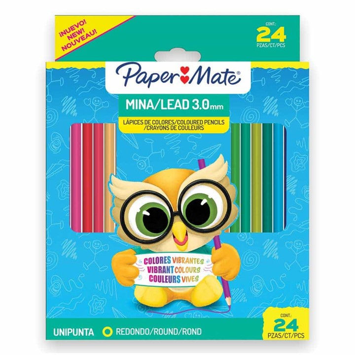 Colores Paper Mate C/24 Largo