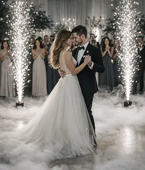 Kaltfeuerfontänen-DJ Robinho-Mallorca Wedding-Wedding DJ Mallorca