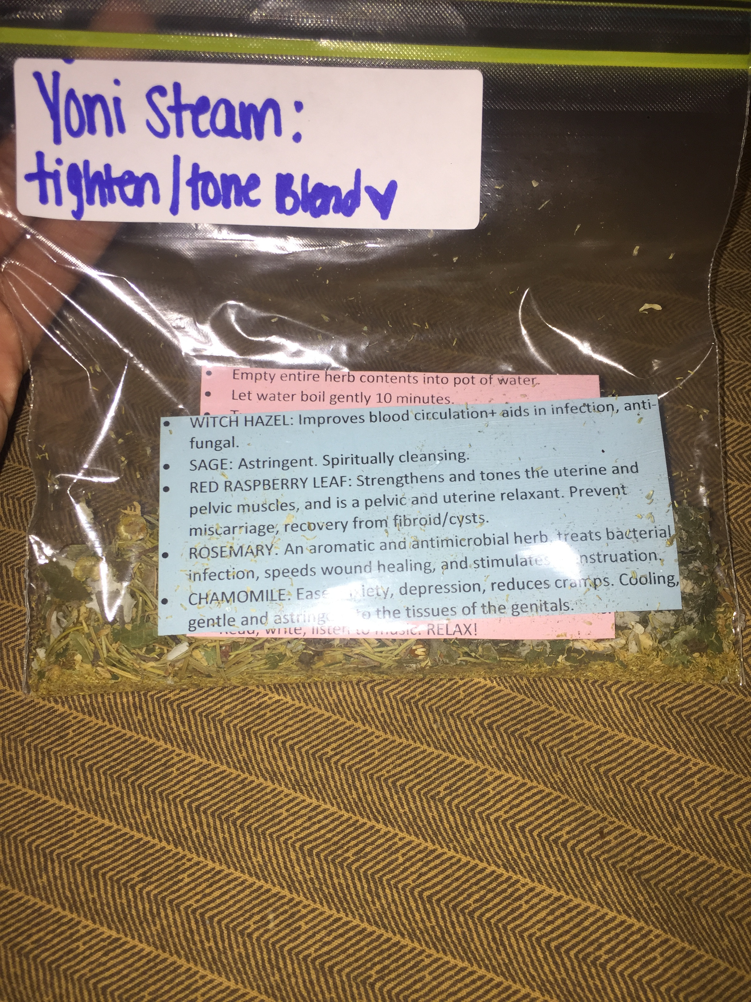 Yoni Steam Tighten + Tone Blend