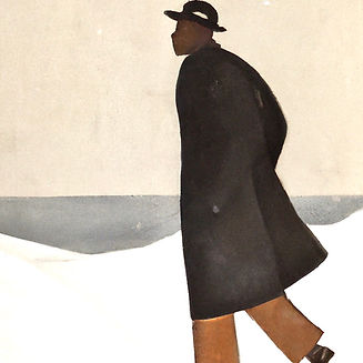 DALL·E 2024-03-02 16.33.47 - 3-D1930s Jacob Lawrence picture of Black man walking in the s