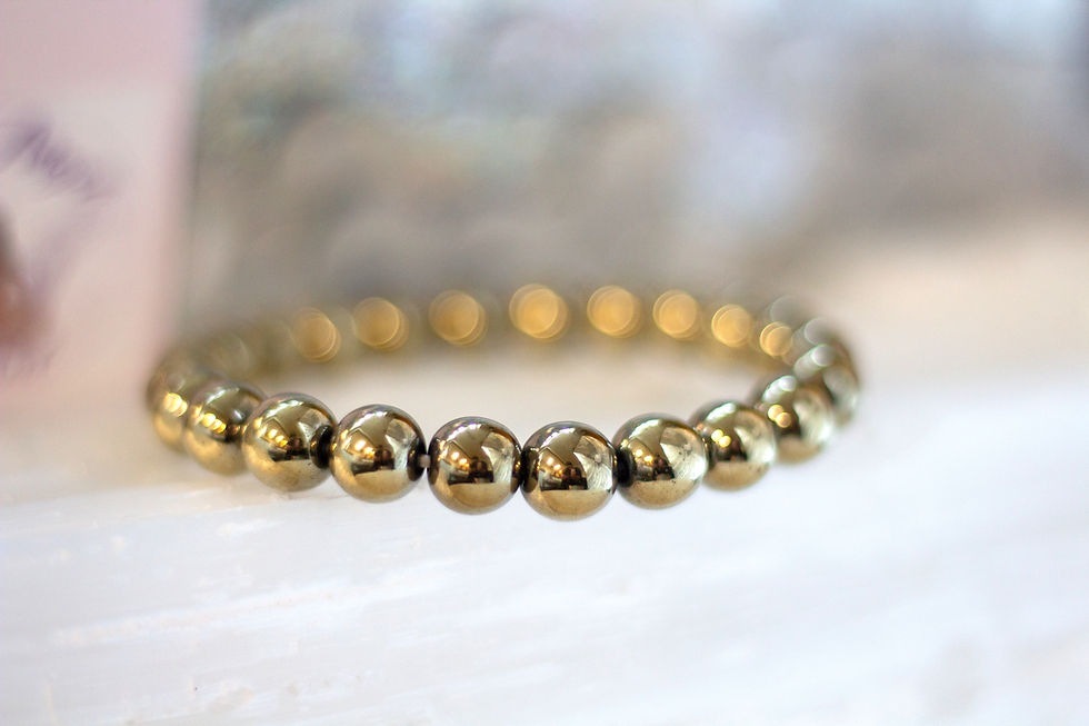 Pyrite 10mm Bracelet