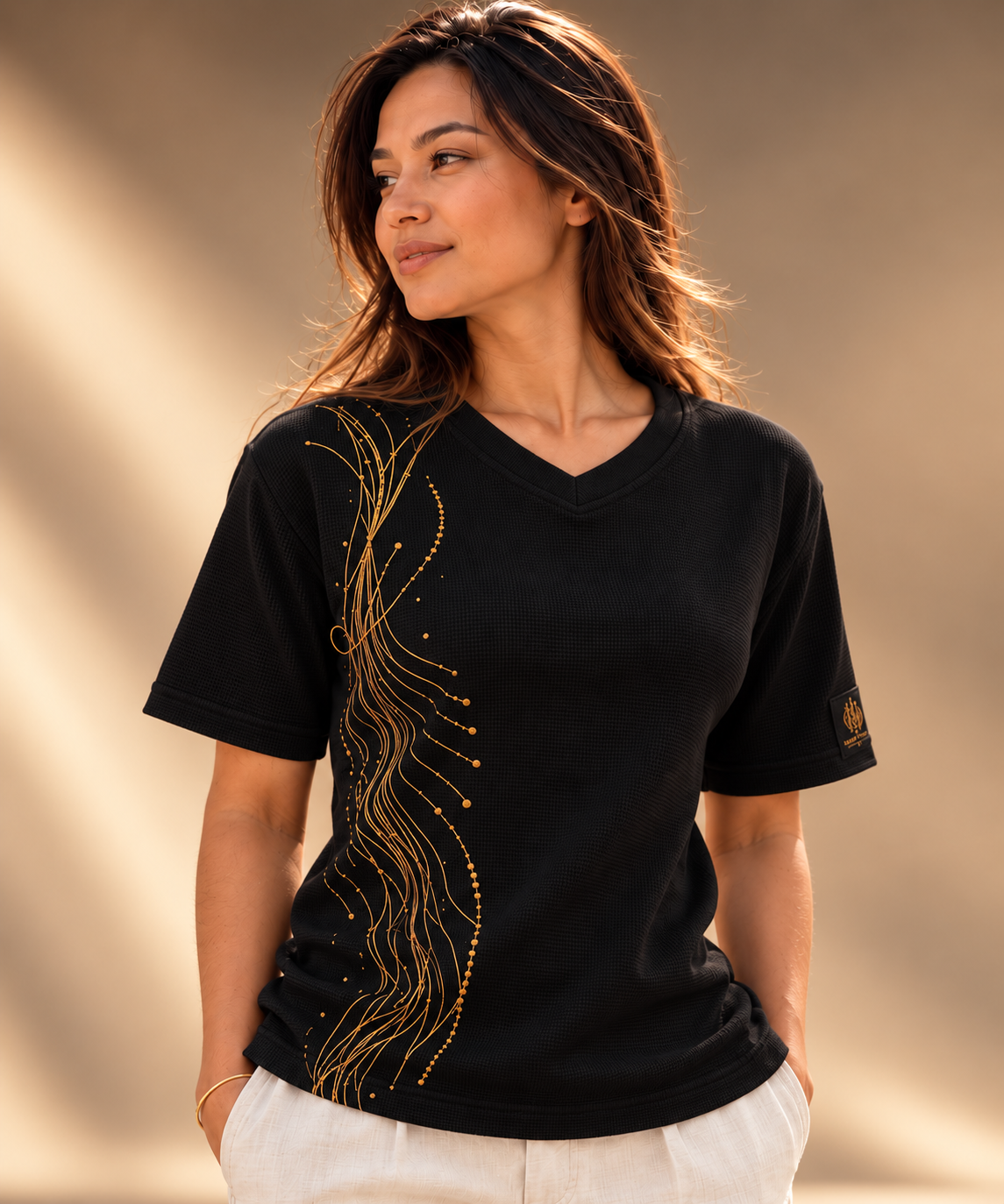 The Signature V-Neck — Unisex Organic Cotton
