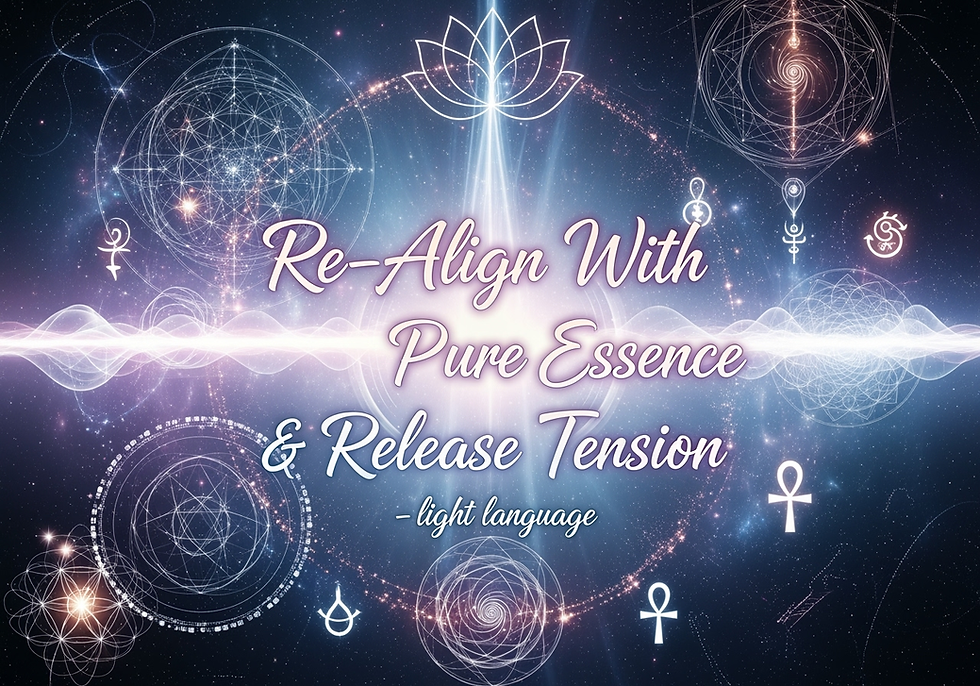 Re- Align With Your Pure Essence & Release Tension - $14.99/-