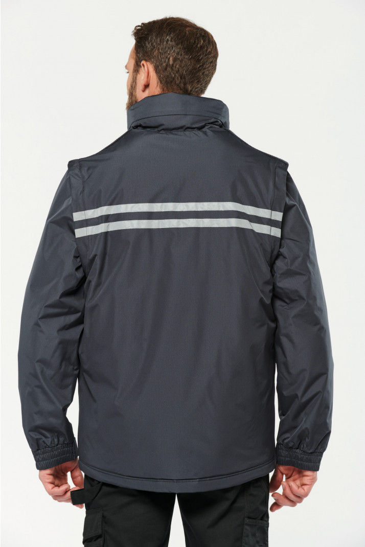 Miniature : WK6106 - Parka workwear manches amovibles homme