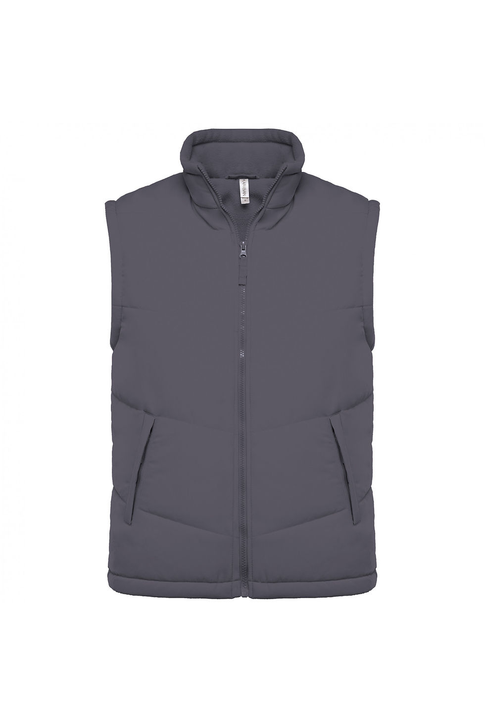 Miniature : K6118 - Bodywarmer doublé polaire unisexe