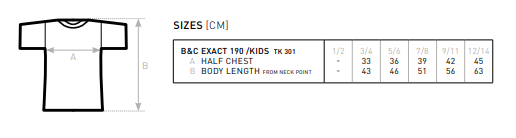 Miniature : T-shirt à courtes manches All black/white Enfants (E190 / CG189) - Mustangs