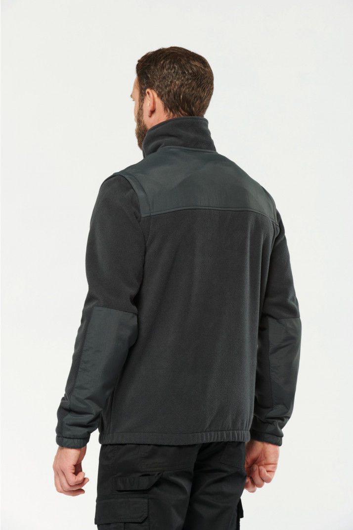 Miniature : WK9105 - Veste polaire manches amovibles homme