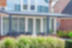 Modern home's aluminum patio cover