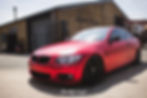 BMW E92 Vivvid chrome red Wrap