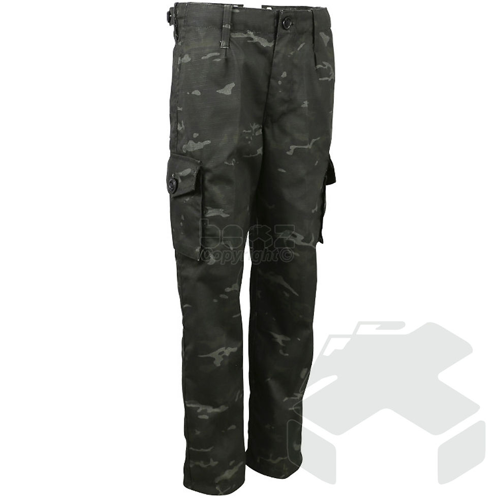 Thumbnail: Kombat UK Black Children's Trousers BTP Black