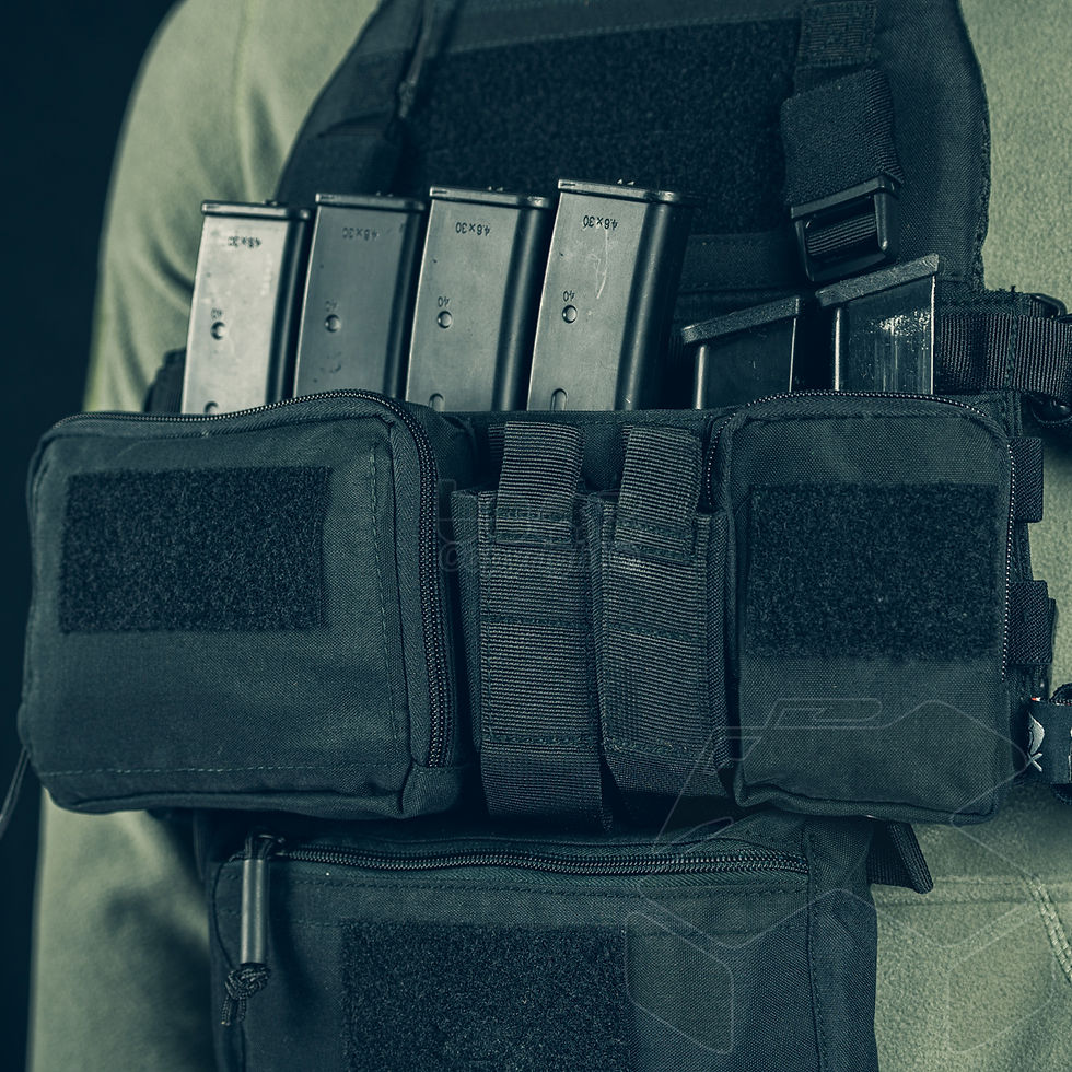 Thumbnail: Viper SMG Operators VX Set in Black Front View