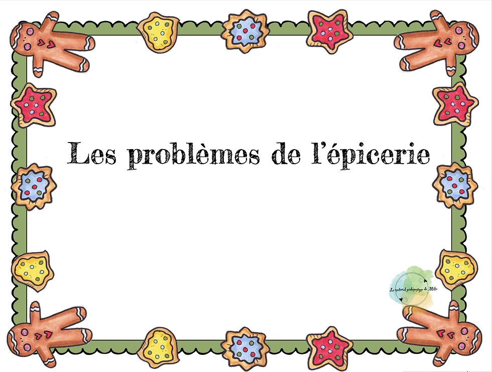 Miniature : Épicerie + problèmes