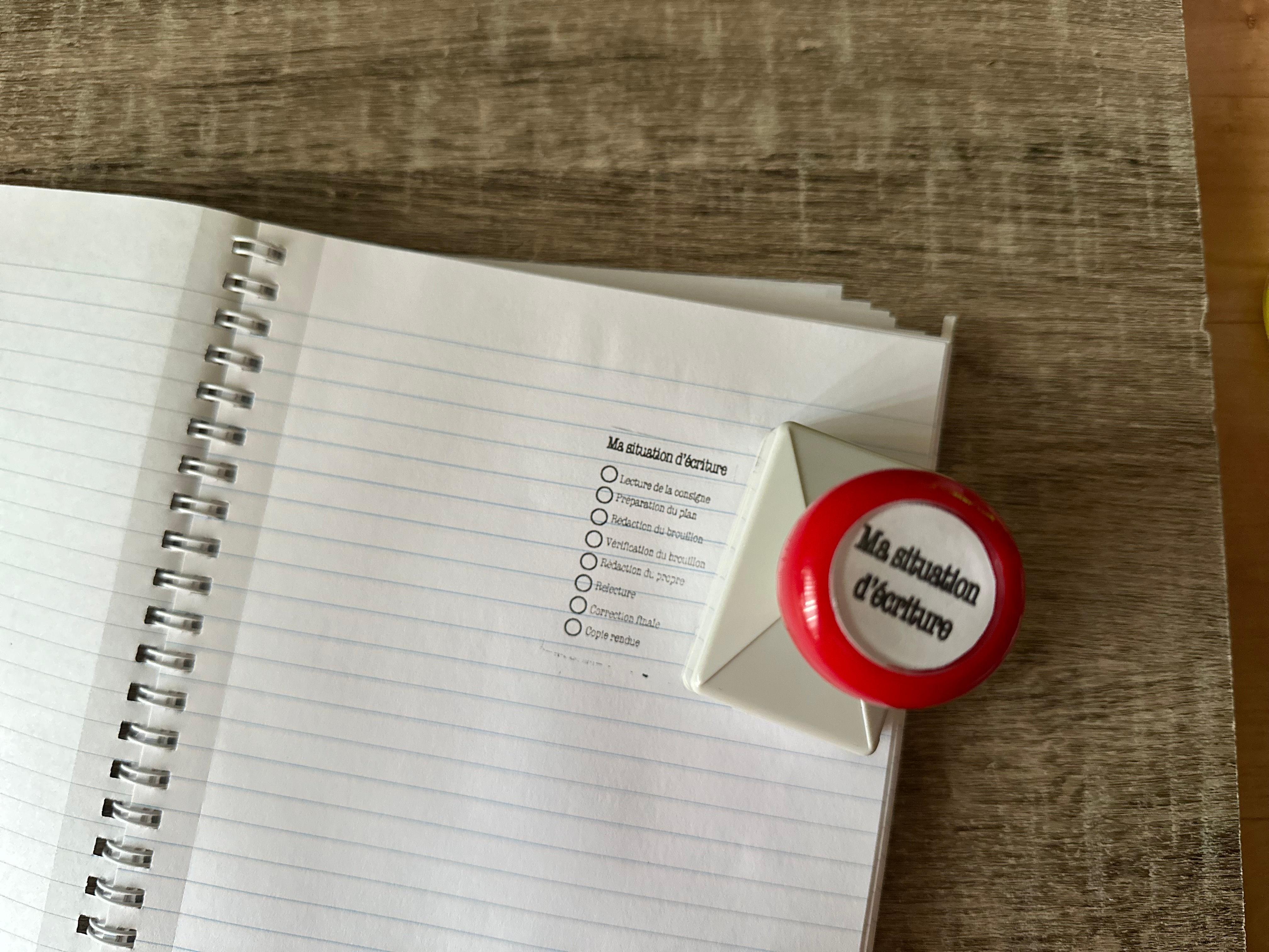 Ma situation d'écriture