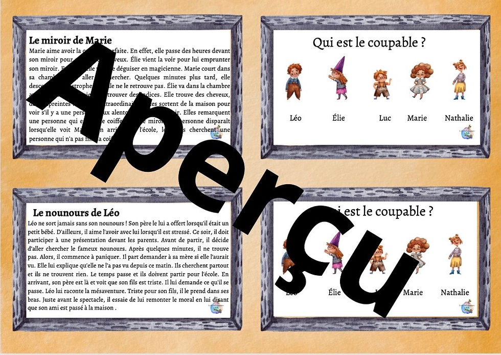 Miniature : Les enquêtes de Milie 4