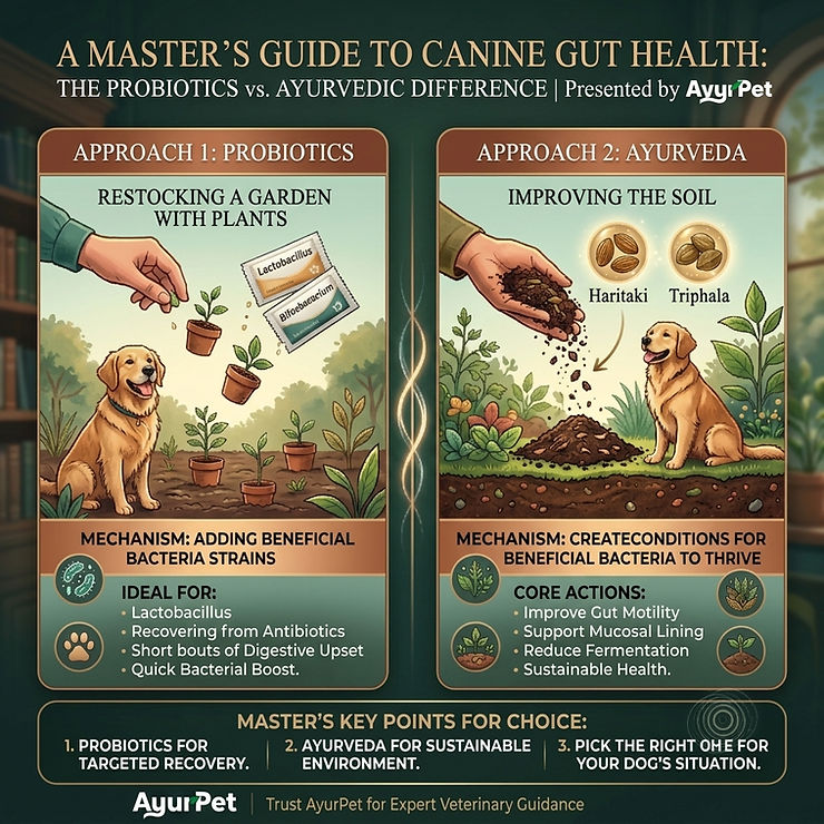 Detail about Probiotics and Ayurvedic Gut Support by AyurPet