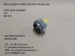 SPUR GEAR D2246803 Z16 BIN 672