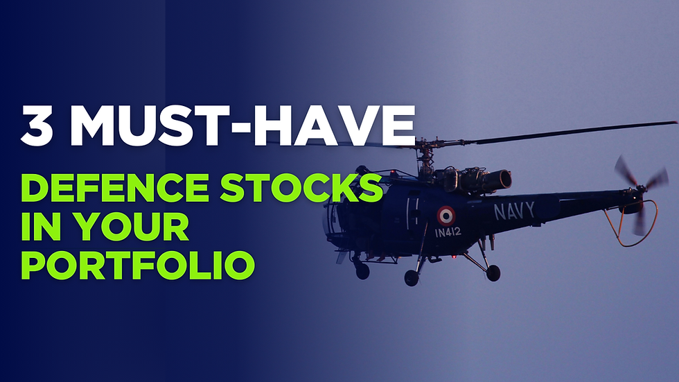 3 must have defence stocks