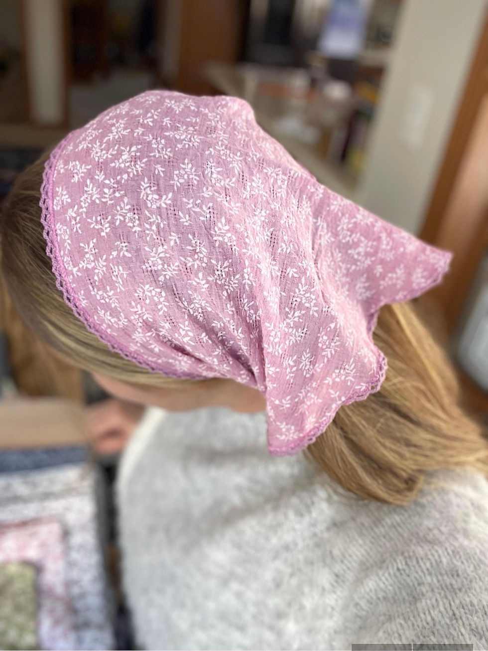 Thumbnail: All Cotton Bandana in Mini Floral