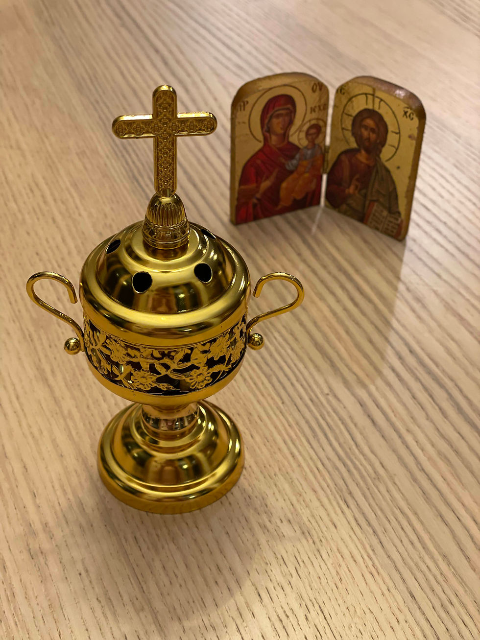 Thumbnail: Orthodox Censer, Lightweight, in Silver or Gold