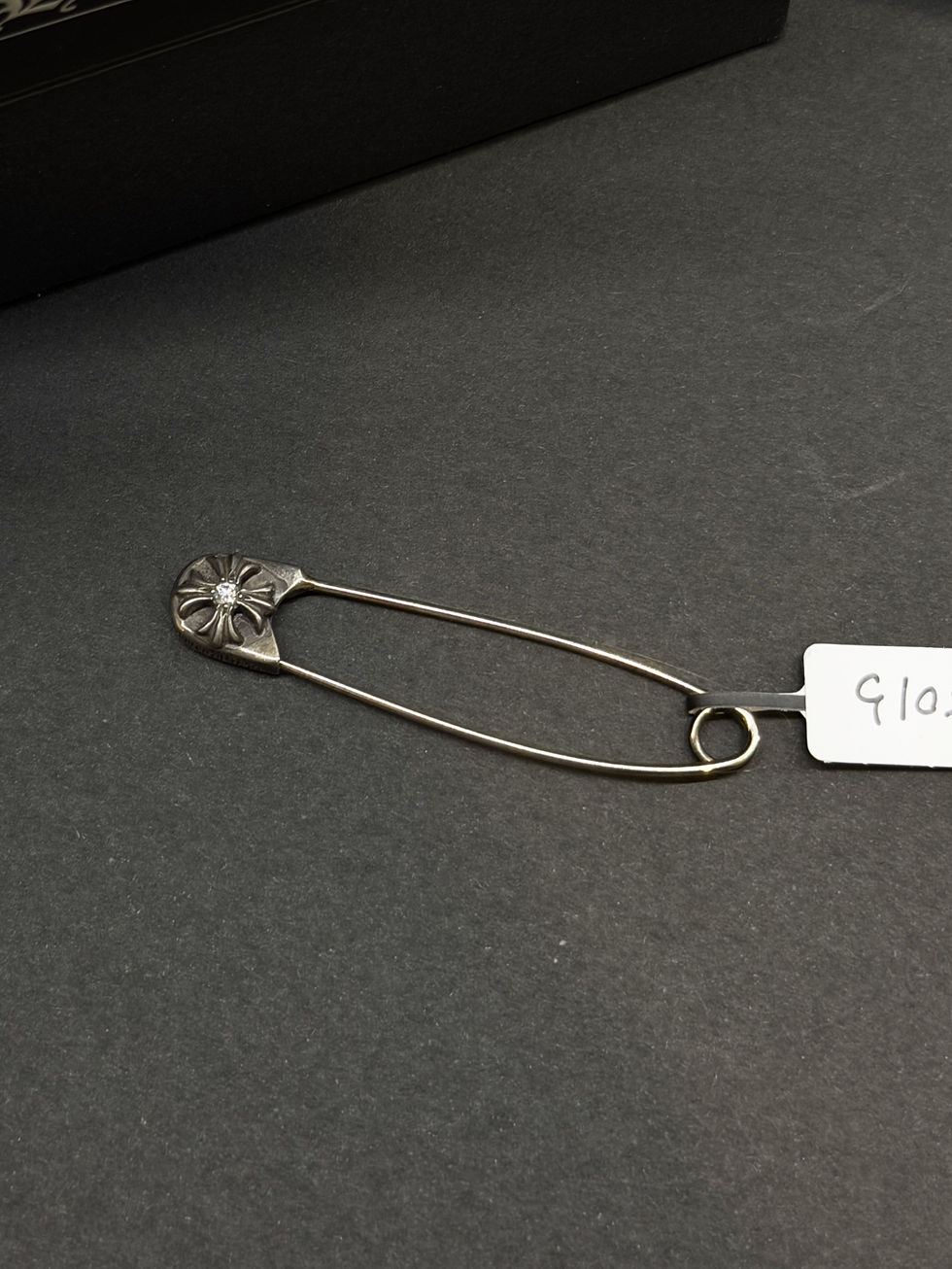 縮圖：克羅心 Chrome Hearts 925銀 單鑽大號別針