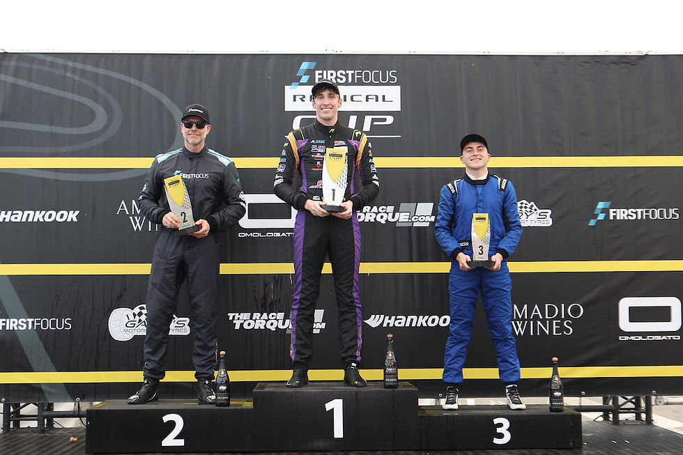 Round 5 outright podium