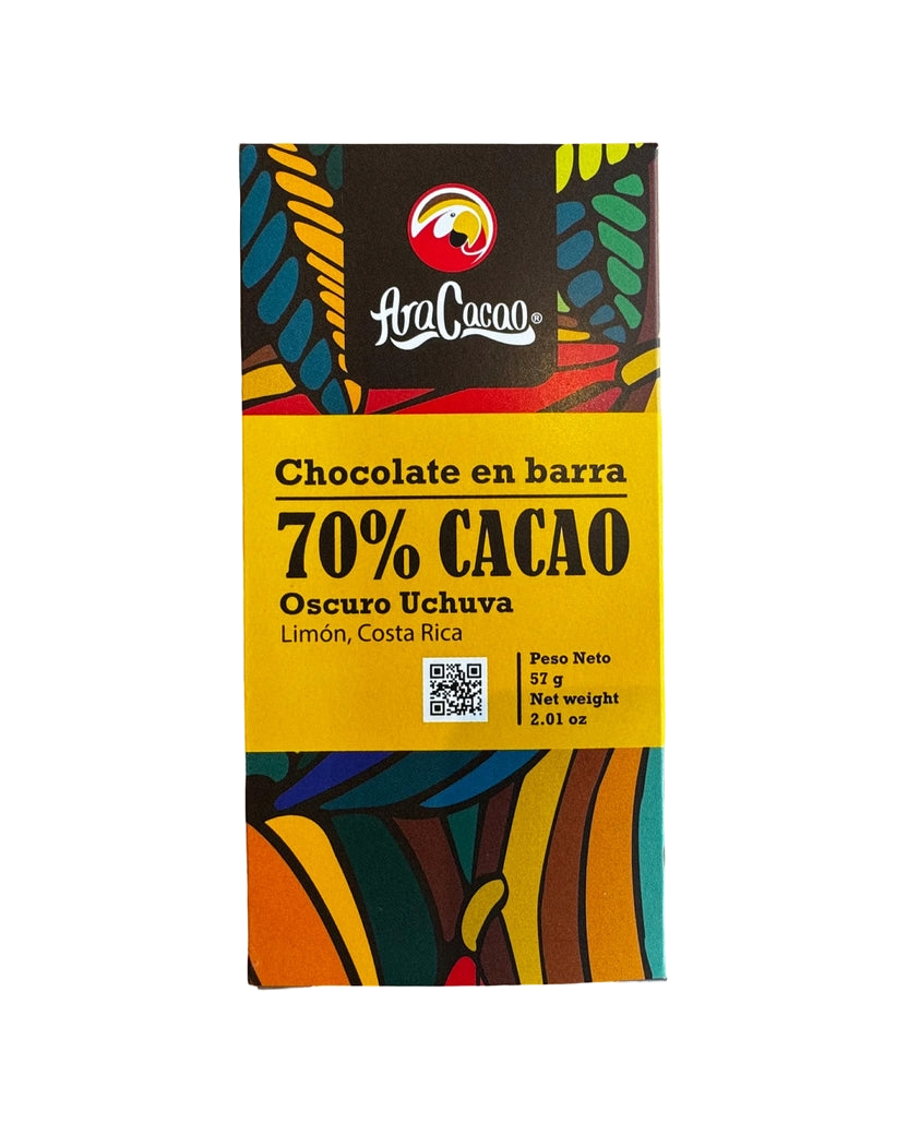 Barra 70% Cacao con Uchuva AraCacao