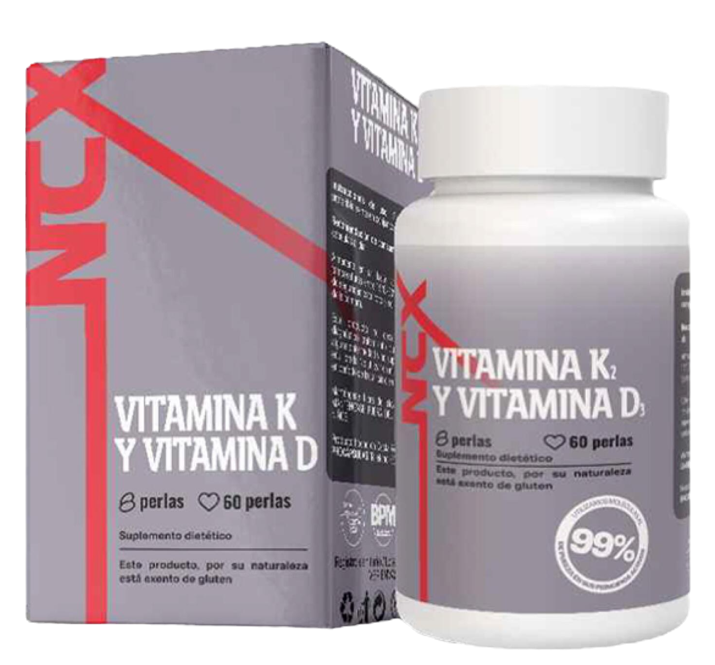 Vitamina K2 y Vitamina D3 NCX