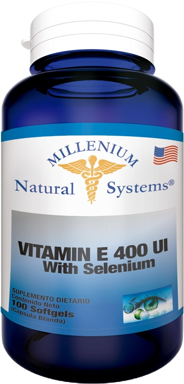 Vitamin E 400UI con Selenium Millenium