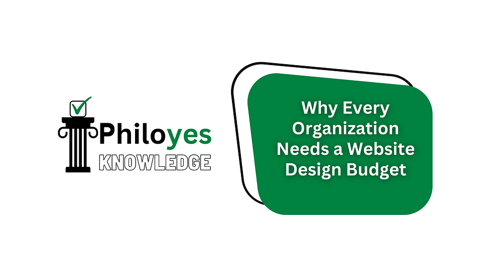 Why Every Organization Needs a Website Design Budget